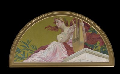 Musa för lyrisk poesi, 1893 av Henry Siddons Mowbray