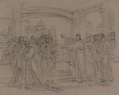 Kristus i templet av Henry Singleton