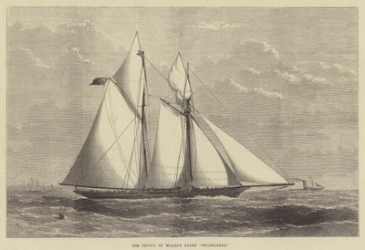 Prinsen av Wales Yacht Hildegarde av Henry Spernon Tozer