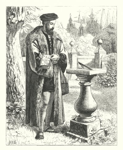 A Quiet Mind (gravyr) av Henry Stacey (after) Marks