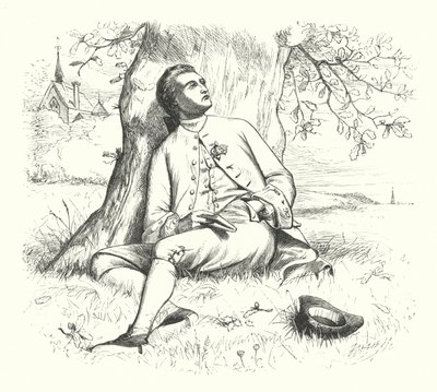 Ateisten och ekollonet (gravyr) av Henry Stacey (after) Marks