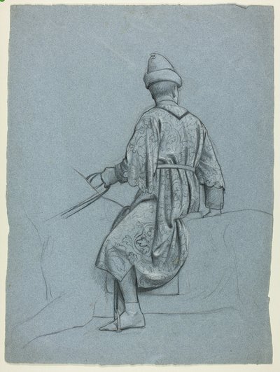 Man på hästryggen av Henry Stacy Marks