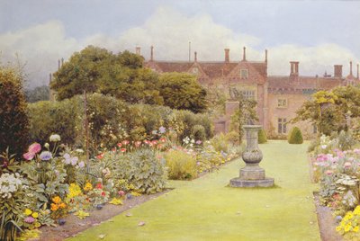 Gräsgången, Helmingham Hall, 1892 (wc på papper) av Henry Terry