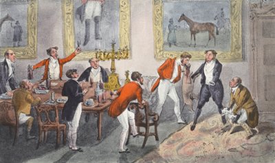 Blod och bulldog (litografi) av Henry Thomas (after) Alken