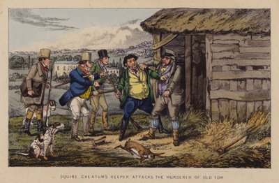 Illustration för Jorrocks Jaunts and Jollities (färg litho) av Henry Thomas (after) Alken