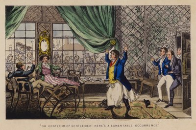Illustration för Jorrocks Jaunts and Jollities (färg litho) av Henry Thomas (after) Alken