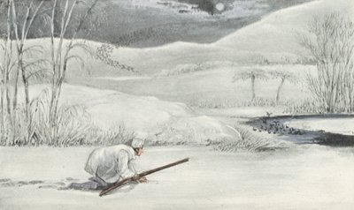 Skjutning av vildand i Mytton (litografi) av Henry Thomas (after) Alken