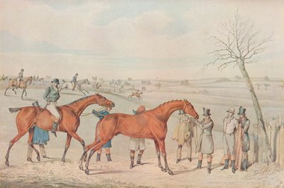 A Steeplechase: The Winner, 1827 av Henry Thomas Alken