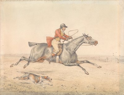 ”Herregud - han kommer att nå marken...” av Henry Thomas Alken