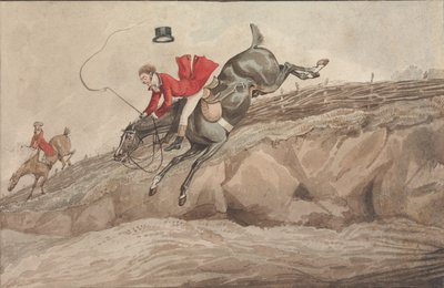 ”Att göra saken: och saken gjord:” att utföra hoppet nedåt av Henry Thomas Alken