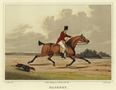 Hackney (chromolitho) av Henry Thomas Alken