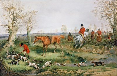 Jaktscen av Henry Thomas Alken