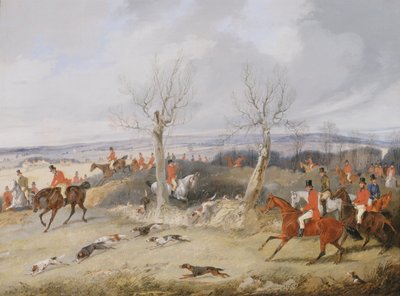 Jaktscen, i full gråt av Henry Thomas Alken