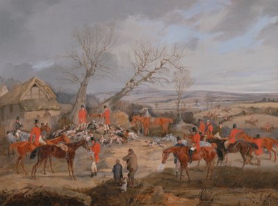 Jaktscen: The Kill av Henry Thomas Alken