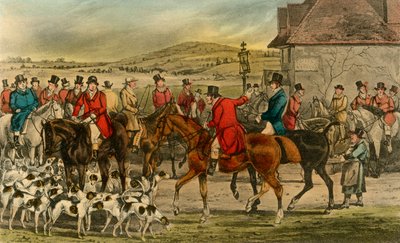 Mr. Jorrocks introducerar Yorkshireman till Surrey, 1838 av Henry Thomas Alken