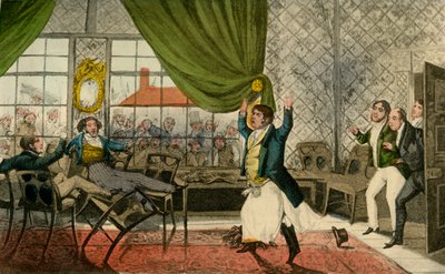 Åh herrar! Herrar! här är en beklaglig händelse, 1838 av Henry Thomas Alken