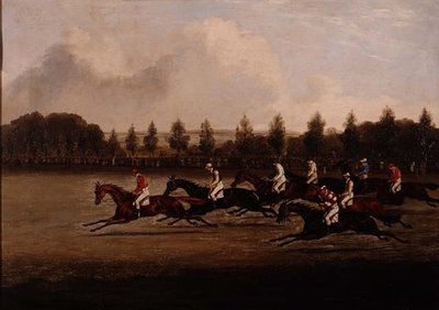 Start av Doncaster St. Leger av Henry Thomas Alken
