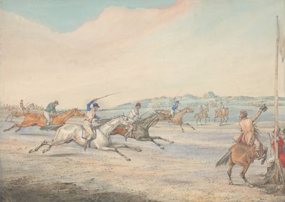 Hinderlöpning: målgången av Henry Thomas Alken