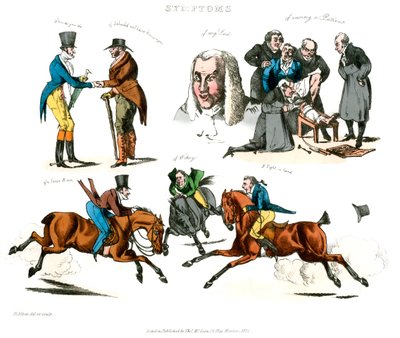 Symtom på att vara road, 1822. av Henry Thomas Alken