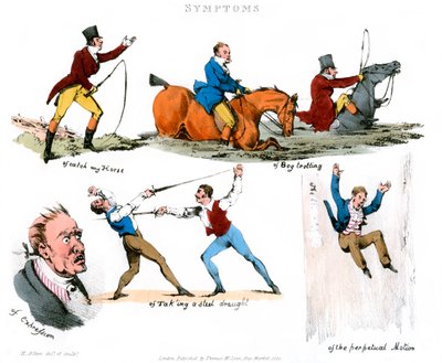 Symtom på att vara road, 1822. av Henry Thomas Alken
