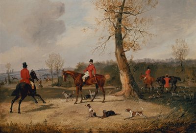 The Meet (olja på duk) av Henry Thomas Alken