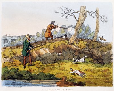 Woodcock jakt av Henry Thomas Alken