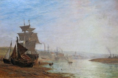 Lågvatten nära Shoreham, Sussex av Henry Thomas Dawson