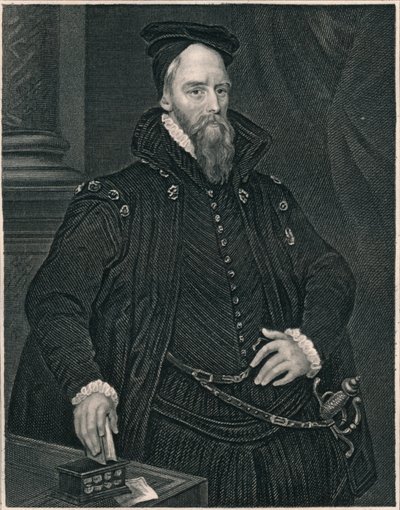 Ambrose Dudley, Earl of Warwick, början av mitten av 1800-talet. av Henry Thomas Ryall