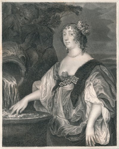 Lucy Percy, grevinna av Carlisle, c1635-1637, början av mitten av 1800-talet. av Henry Thomas Ryall