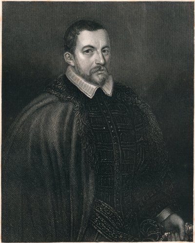 Sir Thomas Bodley, början av mitten av 1800-talet. av Henry Thomas Ryall