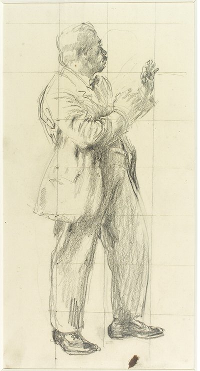 Porträtt av en man av Henry Tonks