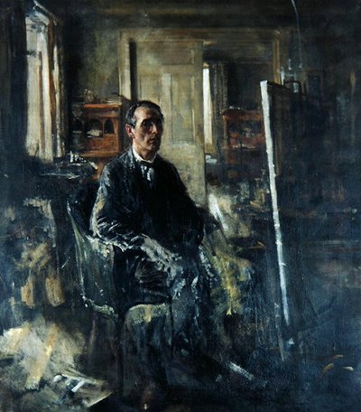 Walter Westley Russell (olja på duk) av Henry Tonks
