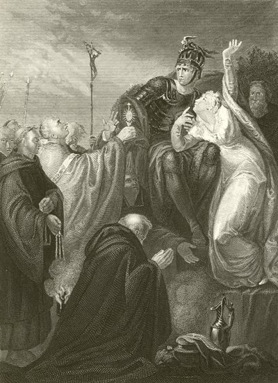 St Augustine före Ethelbert av Henry Tresham