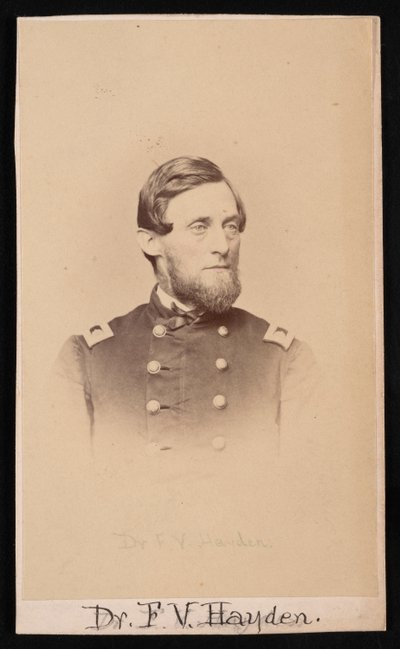 Porträtt av Ferdinand Vandeveer Hayden 1829-1887, cirka 1860-talet. av Henry Ulke