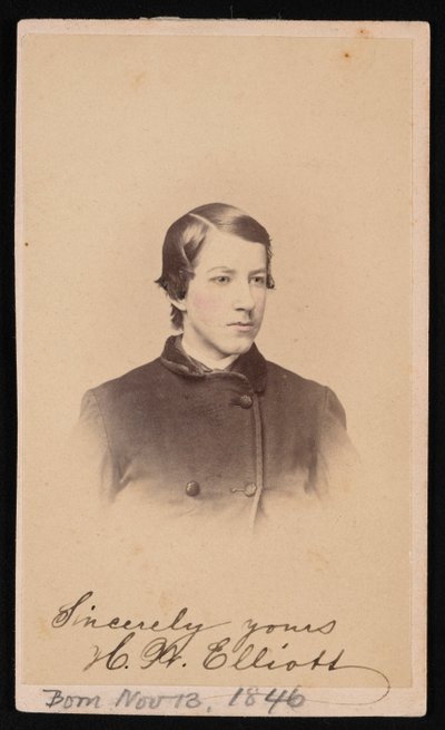 Porträtt av Henry Wood Elliott 1846-1930, 1865. av Henry Ulke