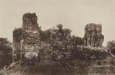 Ceylons ruinstäder: Jetawanarama, från norr (s/v foto) av Henry W. Cave