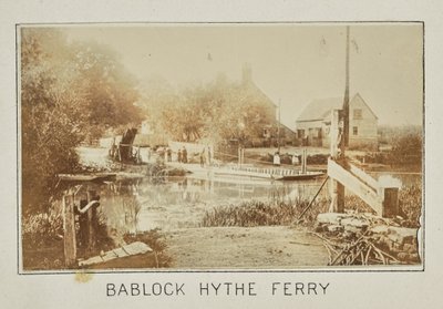 Bablock Hythe Ferry av Henry W. Taunt