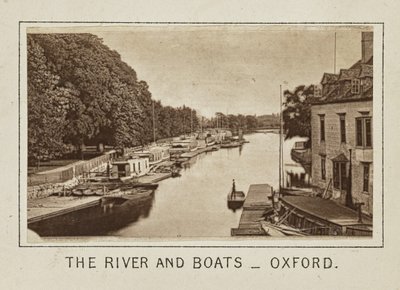 Floden och båtarna - Oxford av Henry W. Taunt