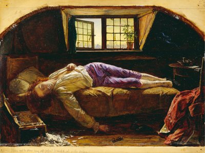 Chattertons död av Henry Wallis