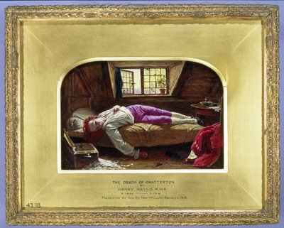The Death of Chatterton, c.1856 av Henry Wallis