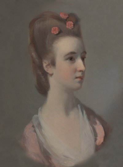 Porträtt av en kvinna, möjligen Miss Nettlethorpe av Henry Walton