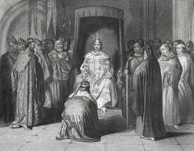 Kung Richard II till riddare av kungarna av Connaught, Ulster, Thomond och Leinster 1394, 
