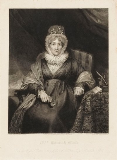 "Mrs Hannah More av Henry William (after) Pickersgill