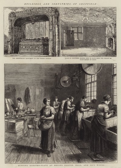 Byggnader och industrier i Sheffield av Henry William Brewer