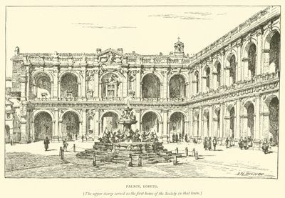 Palace, Loreto (gravyr) av Henry William Brewer
