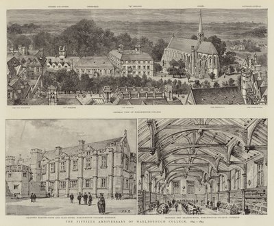 Femtioårsdagen av Marlborough College, 1843-1893 av Henry William Brewer