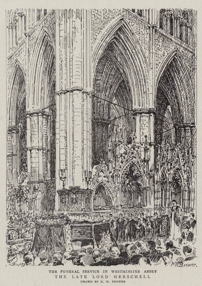 Den framlidne Lord Herschell av Henry William Brewer