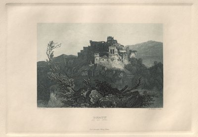 Det pittoreska och romantiska Rheinland: Dhaun på Nahe, 1928. av Henry Winkles