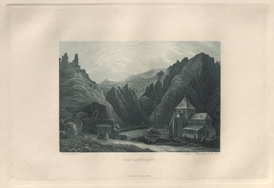 Det pittoreska och romantiska Rheinland: Byn Altenahr, 1928. av Henry Winkles