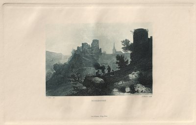 Det pittoreska och romantiska Rheinland: Niedeggen, 1928. av Henry Winkles